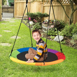 40" Flying Saucer Tree Swing Outdoor Play for Kids