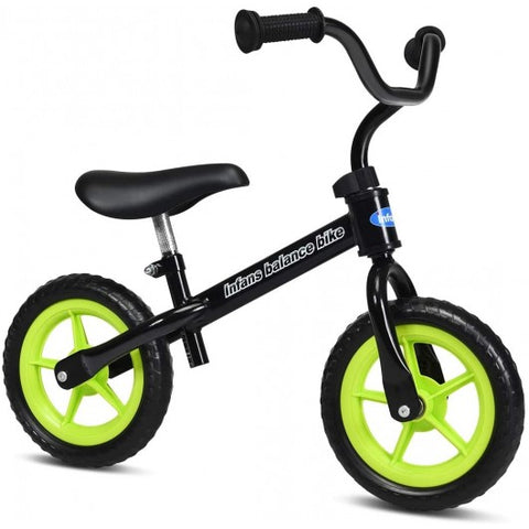 Adjustable Toddler Running Balance Bike with Non-slip Handle-Black