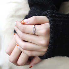 DA125 - Stainless Steel Ring High polished (no plating) Women AAA Grade CZ Clear
