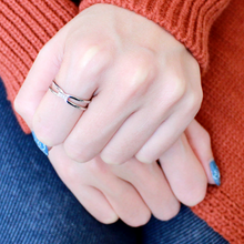 DA160 - Stainless Steel Ring High polished (no plating) Women AAA Grade CZ Clear