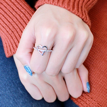 DA164 - Stainless Steel Ring High polished (no plating) Women AAA Grade CZ Clear