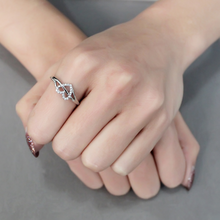 DA259 - Stainless Steel Ring High polished (no plating) Women AAA Grade CZ Clear