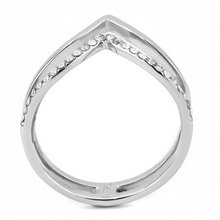 DA308 - Stainless Steel Ring No Plating Women AAA Grade CZ Clear