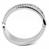 DA310 - Stainless Steel Ring No Plating Women AAA Grade CZ Clear