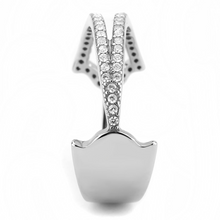 DA310 - Stainless Steel Ring No Plating Women AAA Grade CZ Clear