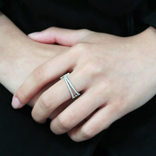 DA310 - Stainless Steel Ring No Plating Women AAA Grade CZ Clear