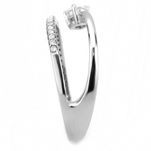 DA316 - Stainless Steel Ring No Plating Women AAA Grade CZ Clear