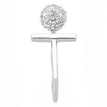 DA318 - Stainless Steel Ring No Plating Women AAA Grade CZ Clear