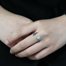 DA318 - Stainless Steel Ring No Plating Women AAA Grade CZ Clear