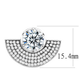 DA336 - Stainless Steel Ring No Plating Women AAA Grade CZ Clear