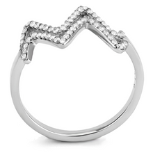 DA339 - Stainless Steel Ring No Plating Women AAA Grade CZ Clear