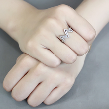 DA339 - Stainless Steel Ring No Plating Women AAA Grade CZ Clear
