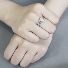 DA342 - Stainless Steel Ring No Plating Women AAA Grade CZ Clear