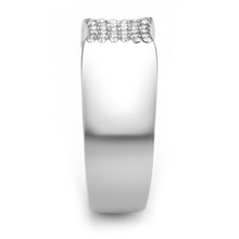 DA345 - Stainless Steel Ring No Plating Men AAA Grade CZ Clear