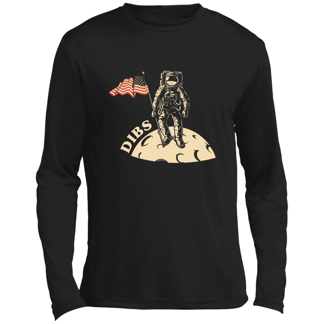 Dibs on the Moon Long Sleeve Performance Tee