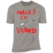 Vaccination T-shirt/red Lettering