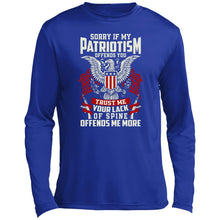 Sorry Patriotic Long Sleeve Performance Tee
