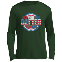 Red white & Better Long Sleeve Performance Tee