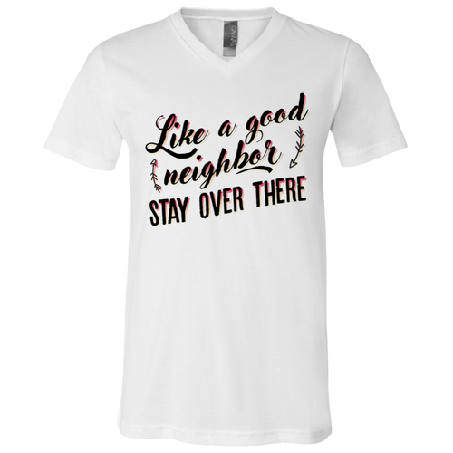 Unisex Jersey  V-Neck T-Shirt