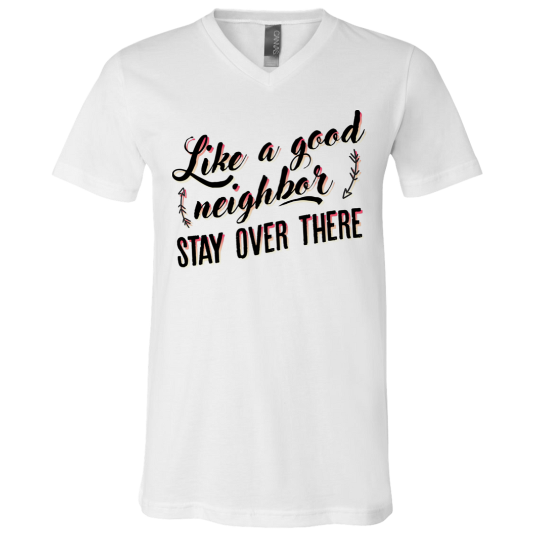Unisex Jersey  V-Neck T-Shirt