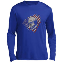 Flag Skull Long Sleeve Performance Tee