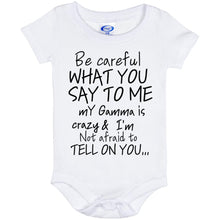 Gamma Onesie Black lettering