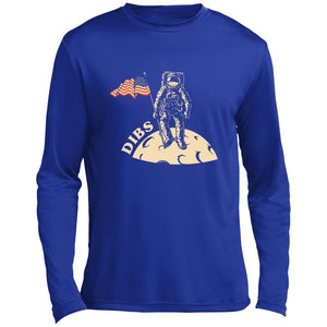 Dibs on the Moon Long Sleeve Performance Tee