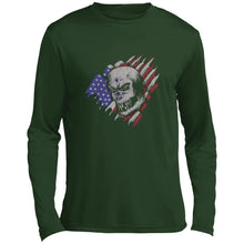 Flag Skull Long Sleeve Performance Tee