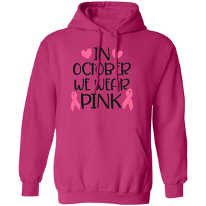 October Pink Pullover Hoodie