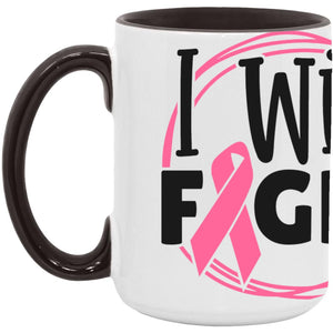 I will fight Mug 15oz. Accent Mug