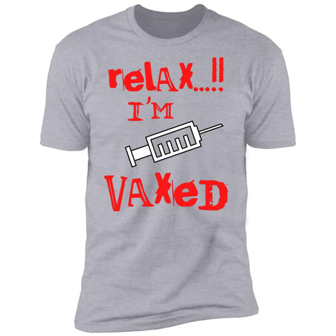 Vaccination T-shirt/red Lettering