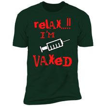 Vaccination T-shirt/red Lettering