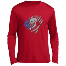 Flag Skull Long Sleeve Performance Tee