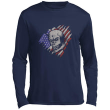 Flag Skull Long Sleeve Performance Tee