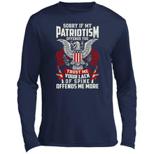 Sorry Patriotic Long Sleeve Performance Tee