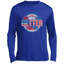 Red white & Better Long Sleeve Performance Tee