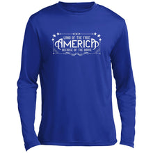 land of the Free Long Sleeve Performance Tee