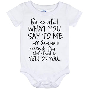 Gamma Onesie Black lettering