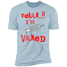 Vaccination T-shirt/red Lettering