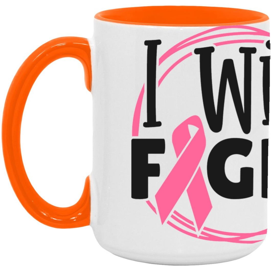 I will fight Mug 15oz. Accent Mug