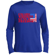 Cigars and Whiskey Long Sleeve Performance Tee