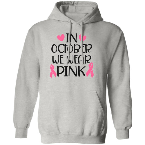 October Pink Pullover Hoodie