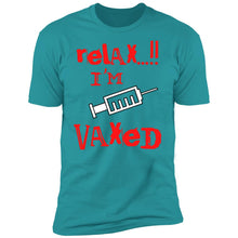 Vaccination T-shirt/red Lettering