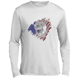 Flag Skull Long Sleeve Performance Tee