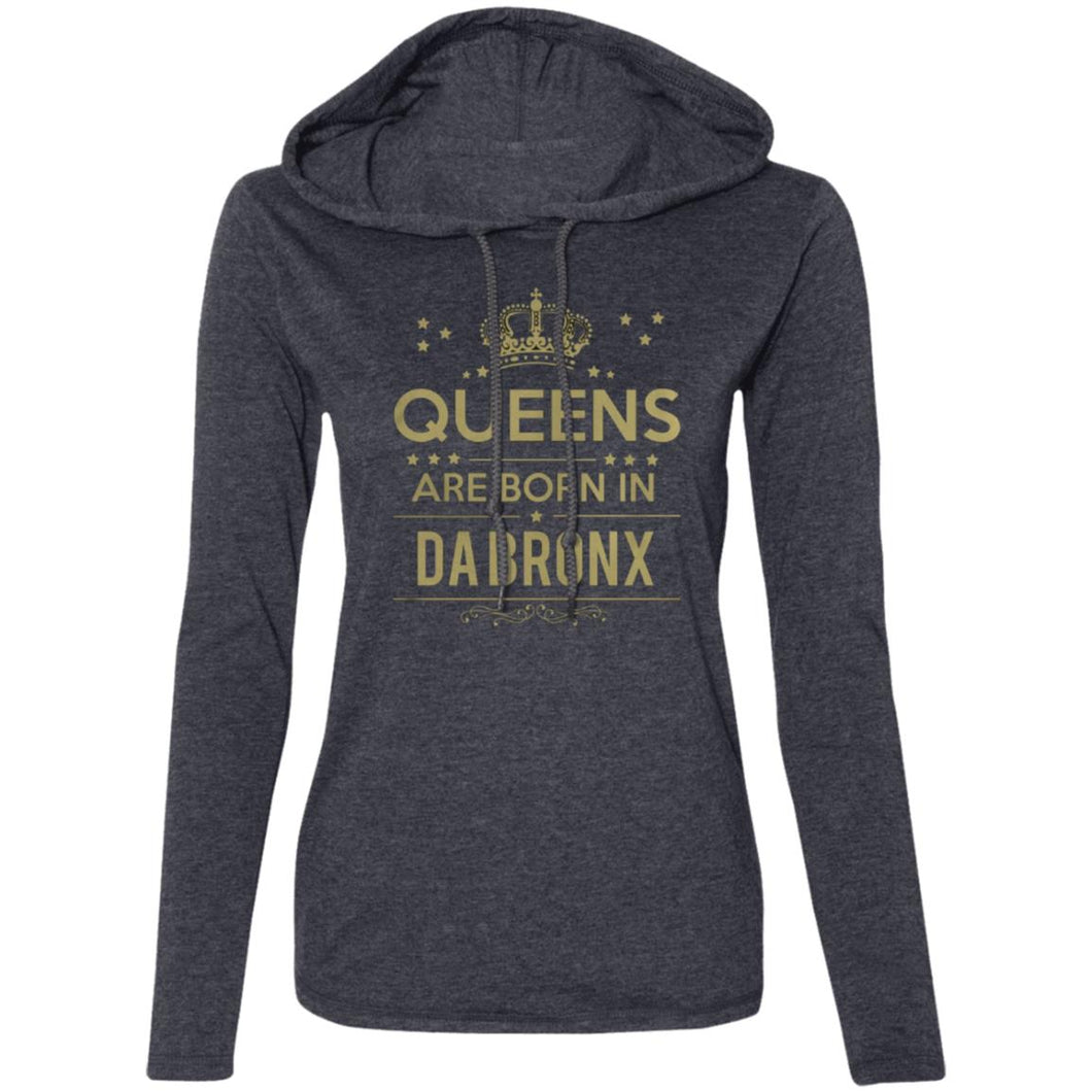 Queens Ladies' LS T-Shirt Hoodie