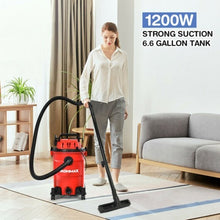 3 in 1 6.6 Gallon 4.8 Peak HP Wet Dry Vacuum Cleaner with Blower-Blue