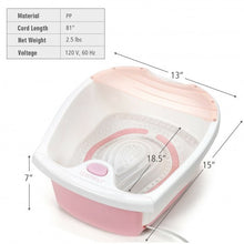 Foot Spa Bath with Bubble Massage-Blue