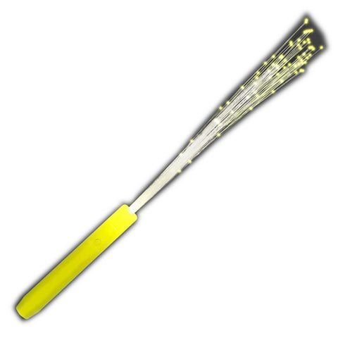 Yellow Fiber Optic Wands with Yellow LEDs