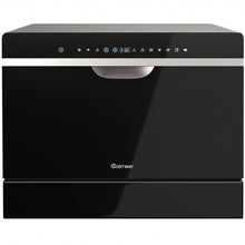 6 Place Setting Countertop or Built-in Dishwasher Machine with 5 Programs