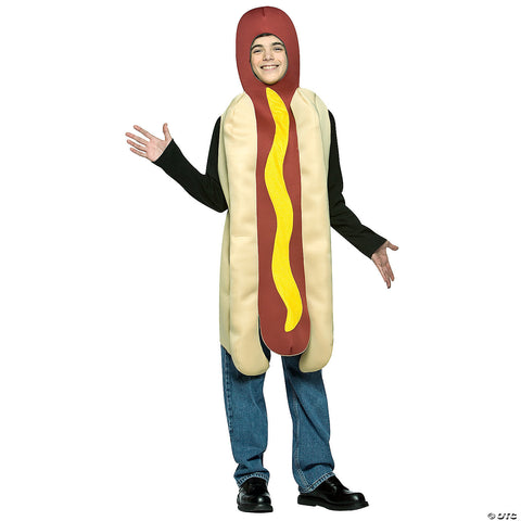 Teen hot dog costume